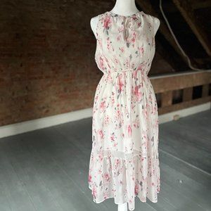 Women's Romantic Tiered Dress by Black Swan Spring Midi Dress